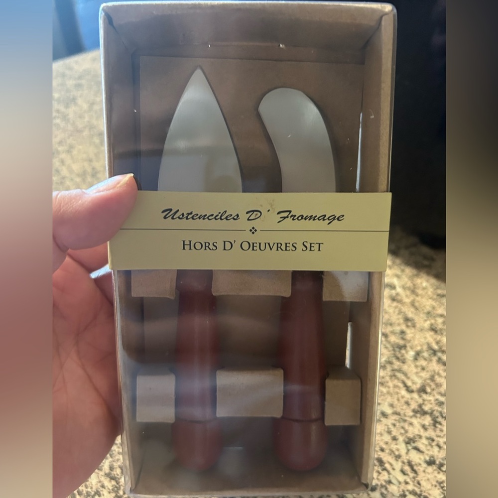 2 piece Cheese Knife Set